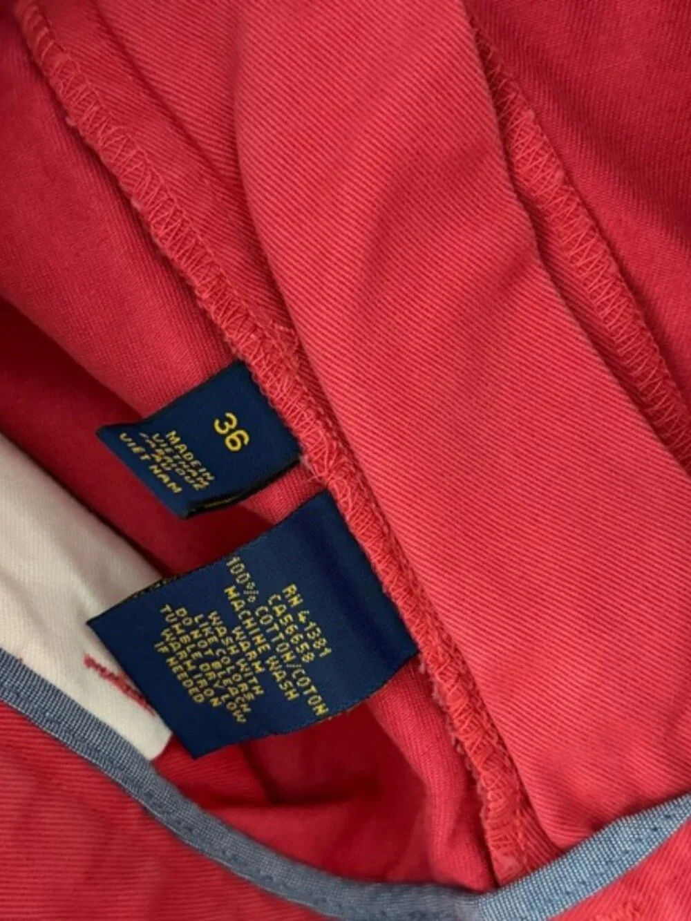 Polo Ralph Lauren Men’s Shorts Classic Fit 9” Shorts Cotton Red size 36